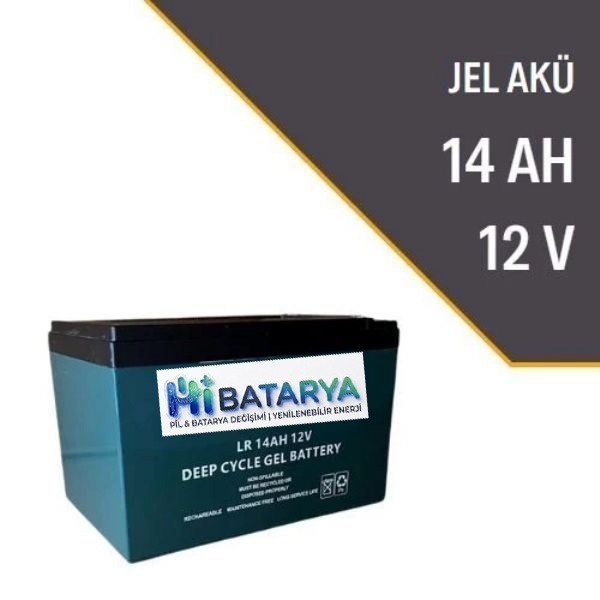 HiBatarya 12V 14Ah Jel Akü