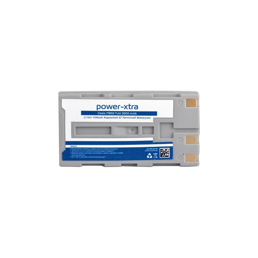 Power-Xtra - Casio IT-9000 7.4V 3000mAh Li-ion El Terminali Bataryası